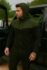 Herren Jogginganzug | Freizeitanzug 984 Schwarz Oliv L Produktbild-Vorschau 7