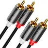 deleyCON 3,0m Cinch Kabel RCA HiFi Audio Kabel Audiokabel Produktbild-Vorschau 1