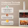 KAMINIO Kominek elektryczny HENRI z rurą kominkową – Podgląd zdjęcia produktu 3