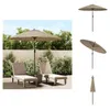 vidaXL Sonnenschirm mit Aluminium-Mast 270 cm Taupe -  Produktbild-Vorschau 2