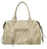 Elara Damen-Schultertasche aus echtem Wildleder Blau  Italy Produktbild-Vorschau 1
