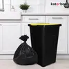 KOTARBAU® Poubelle avec couvercle Set de 4 poubelles Jaune Voir les images du produit 6