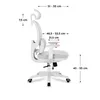 MARK ADLER Junior 6.3 Grey | Chaise pivotante réglable pour Voir les images du produit 14