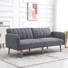 HOMCOM Schlafsofa Klappsofa 2-Sitzer Stoffsofa Bettsofa Produktbild-Vorschau 2