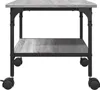 vidaXL Stojak na drukarkę 2 półki Szary Sonoma 50x40x38 cm Podgląd zdjęcia produktu 9