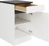 Küchen Unterschrank mit Arbeitsplatte Luca U506-0+ in weiß Produktbild-Vorschau 2