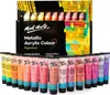 Mont Marte Metallic Acrylfarben Set – 36 × 36 ml Tuben – Produktbild-Vorschau 1