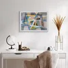 Gerahmtes Poster - Weißer Rahmen - Abstraktion modern - Produktbild-Vorschau 6