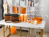 Exacompta Papierkorb ECOBIN, 15 Liter, orange, mit Griffen, Produktbild-Vorschau 5