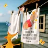Mr. & Mrs. Panda Handtuch Capybara König - Weiß - Geschenk, Produktbild-Vorschau 2