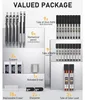Druckbleistift Set 34-teilig Metall Schwarz 0,3/0,5/0,7/0,9 Produktbild-Vorschau 6