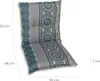 GO-DE Textil, Sesselauflage nieder, Ornamentstreifen blau Produktbild-Vorschau 2