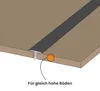 Dalsys T-Profil 100cm, 13mm, Gold, Übergangsprofil, Produktbild-Vorschau 6