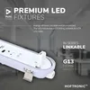 hoftronic LED Feuchtraumleuchte 150cm T8 30W 4800lm 3000K Produktbild-Vorschau 4
