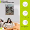 ARTland Leinwandbild Büffel Größe: 45x60 cm Produktbild-Vorschau 2
