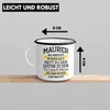 Trendation - Maurer Emaille Tasse Geschenk Mit Spruch Produktbild-Vorschau 4