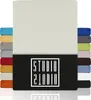 A stack of fabric swatches in various colors, with a large beige swatch in the foreground and a black panel with white text below it. Produktbild-Vorschau