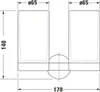 Duravit Starck T Zahnputzbecher Schwarz Matt , 0099484600 Produktbild-Vorschau 3