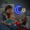 Rosikey LED neonový nápis Moon/Star – 38 x 28 cm Náhled obrázku produktu 3