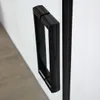 Porta doccia nicchia nero opaco scorrevole 130 cm | City Anteprima dell’immagine prodotto 10