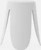 A white stool with a textured seat is shown against a white background. Produktbild-Vorschau