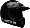 BELL Moto-3 Classic Helm - Glänzend Schwarz Produktbild-Vorschau 8