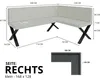 Eckbank Akiko Metal X -168x128-Rechts-Inari22- Produktbild-Vorschau 3