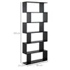 HOMCOM Bibliothèque étagère Zig zag Design Contemporain 80L Voir les images du produit 5