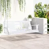 Hollywoodschaukel 3-Sitzer Tannenholz, Gartenbank klappbar Produktbild-Vorschau 1