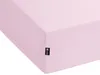 A pink fitted sheet is shown from an angle. Náhľad obrázku produktu