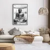 Gerahmtes Poster - Schwarzer Rahmen - Japanisch Buddha Produktbild-Vorschau 7
