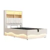 Merax Polsterbett aus Leinen 90x200cm mit LED-Beleuchtung, Produktbild-Vorschau 10