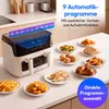 MEDION P25 XXL Flex M Airfryer mit 2 Kammern - 10,8 Liter - Produktbild-Vorschau 6