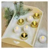 Velas LED doradas, juego de 6, velas sin llama con efecto Vista previa de la imagen del producto 5