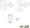 7er Set ABS Solarmodul Eck Halter Halterung verstellbar Produktbild-Vorschau 5