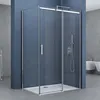doporro Cabine De Douche Transparent 100X140 Paroi De Voir les images du produit 1
