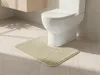 TENDANCE Badmat, WC-mat met uitsparing, 45 x 50 cm, beige. Productafbeelding-voorbeeld 2