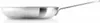 A stainless steel frying pan shown from the side against a white background. Voir les images du produit