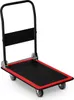 Chariot à plate-forme Humberg Transport HM-505 noir-rouge Voir les images du produit 1