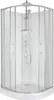 Kerra | Cabina doccia Wega - 90X90 Cm - Bianco/Cromo - Anteprima dell’immagine prodotto 1