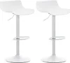2er Set Barhocker Aveiro weiß Produktbild-Vorschau 1