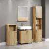 trendteam 4-teiliges Badset Pure Bliss Evoke Eiche Melamin Produktbild-Vorschau 7