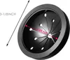 A close-up view of a black sink garbage disposal splash guard with measurement indicators. Podgląd zdjęcia produktu