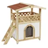 Katzenhaus KERBL Tyrol Alpin Outdoor 77x59x88 cm natur Produktbild-Vorschau 1
