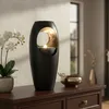 Zimmerbrunnen Blumenvase schwarz BK916 mit LED Beleuchtung Produktbild-Vorschau 5