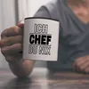 ICH CHEF DU NIX Kaffeebecher in schwarz für Büro und Produktbild-Vorschau 6