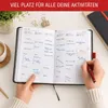 Buchkalender 2027 A5 Nero Rot Hardcover - 1 Woche 2 Seiten Produktbild-Vorschau 7