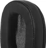 A close-up view of a black headphone earpad. Náhled obrázku produktu