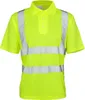 Warnshirt Warnschutz Polo-Shirt T-Shirt Hi-Viz Kurzarm gelb Produktbild-Vorschau 1