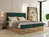Kontinentální postel, box z laminované desky WOOD CLASSIC  Náhled obrázku produktu 1